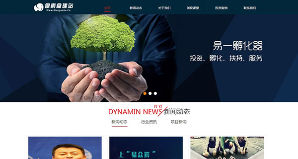 金融基金黄金投资类企业网站模板